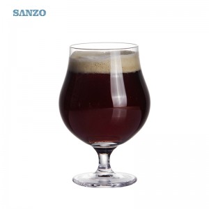 Sanzo 6ピースビールグラスセットカスタマイズ可能なビールグラス淡いビールグラス