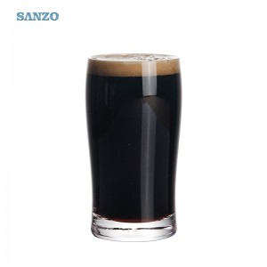 Sanzo 7 Ozミニビールマグは、プリントロゴビールガラスパネルビールグラスマグをカスタマイズします